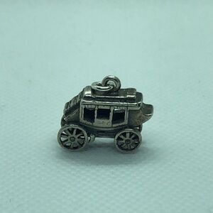 💛 925 Vintage Carriage Charm/Pendant